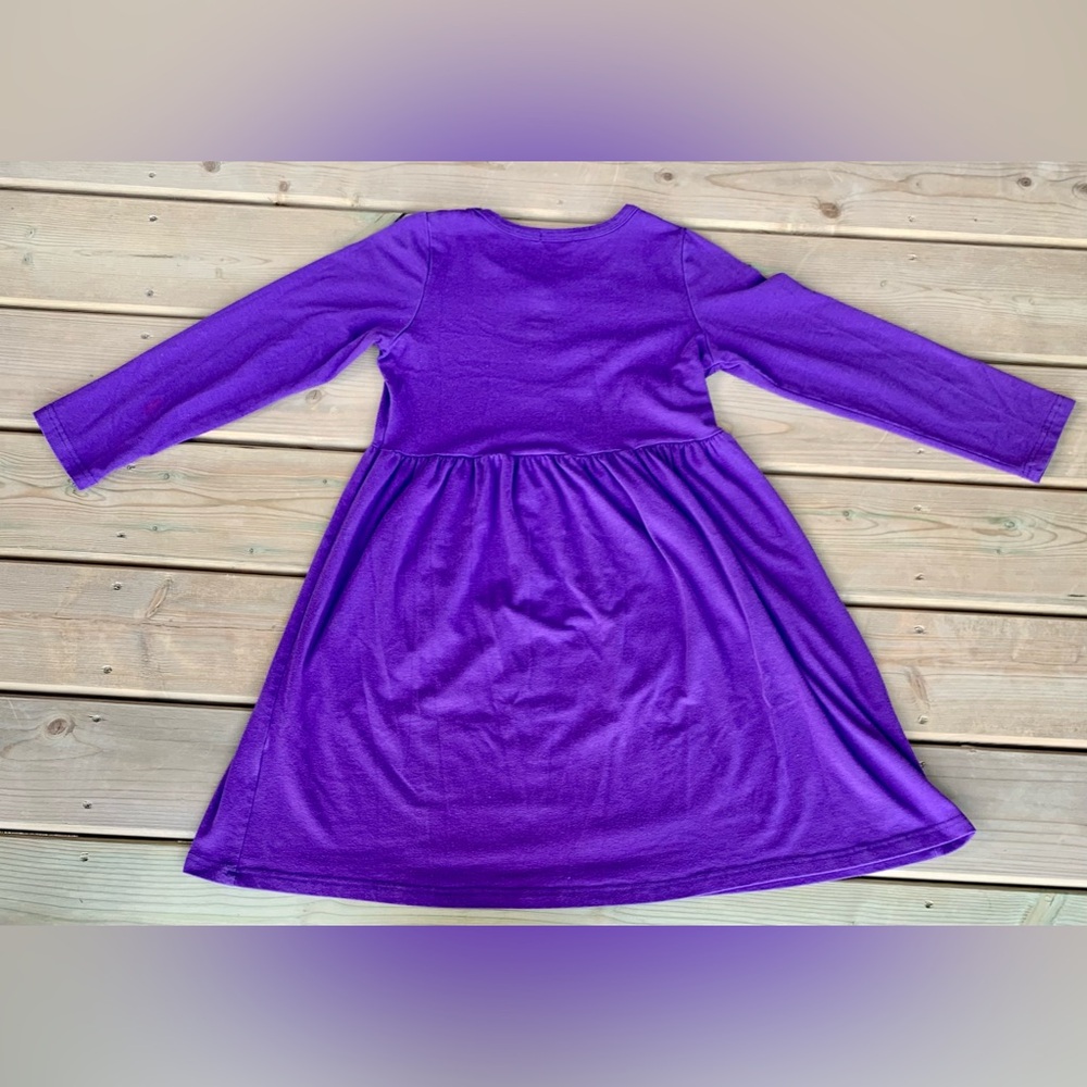 Purple Longsleeve Dress - Picture 2 of 3